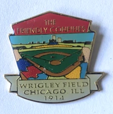 Chicago Cubs 1914 Wrigley Field Pin 1990s by Imprinted Products