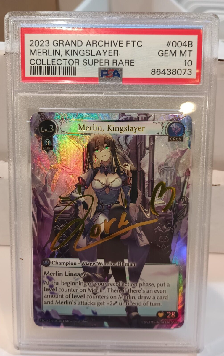 Grand Archive Fractured Crown Merlin, Kingslayer FTC EN-004B