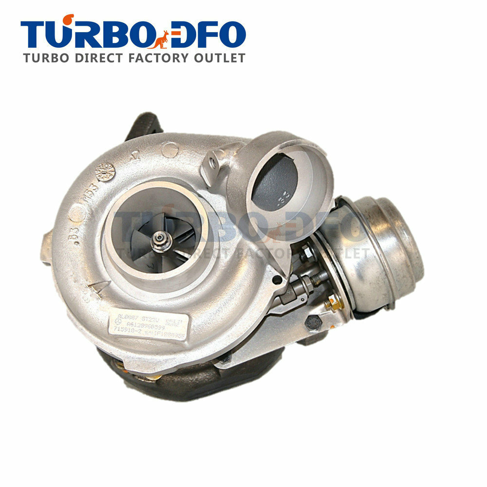 Turbocharger 715910 6120960599 for Mercedes ML 270 CDI W163 120Kw haru0414様専用fax-s