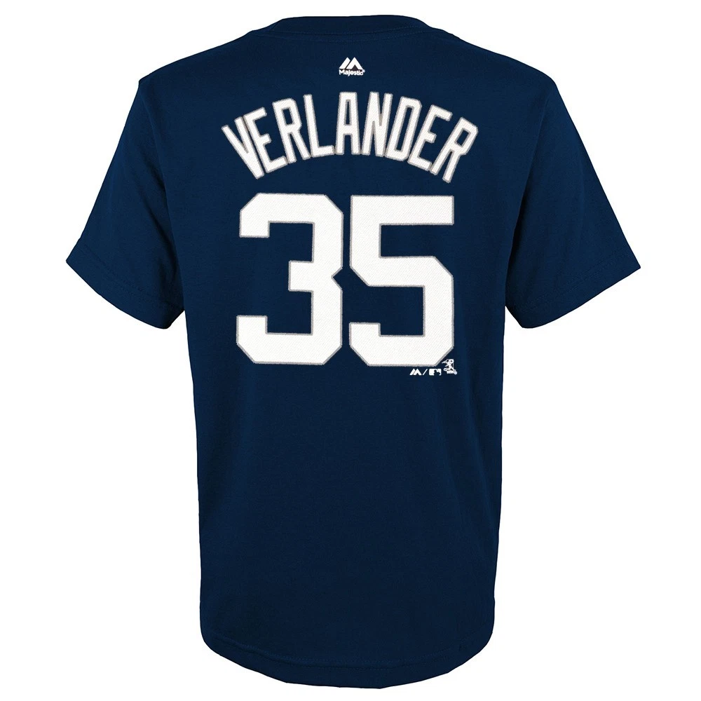 Detroit Tigers Justin Verlander Baseball Jersey T Shirt Youth Medium MLB  Nice