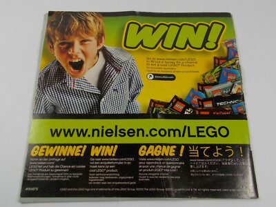 8191 Power Miners Lavatraz Lego Instruction Manual Book 1 Only