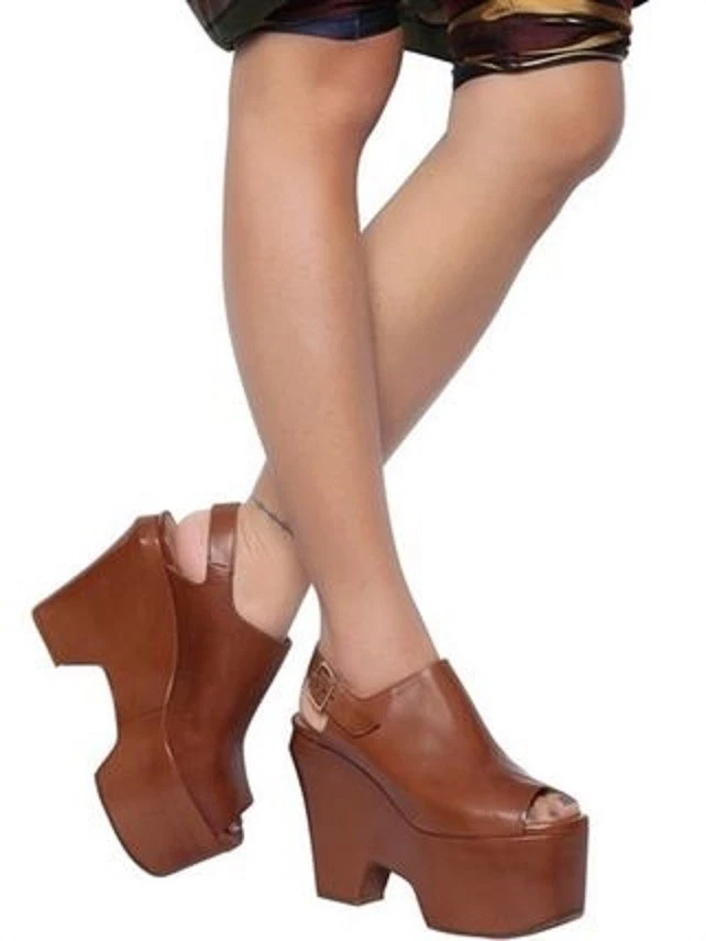 VANS Sandali in leath nuovi con etichette originali Dries van Noten plateau taglia"37"ret $1005 affare