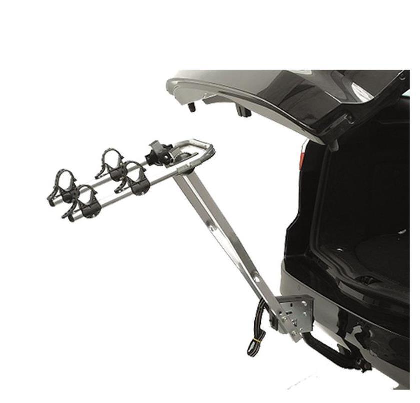 Porte-vélo sur attelage suspendu Peruzzo Arezzo inclinable 2 vélos en acier robuste