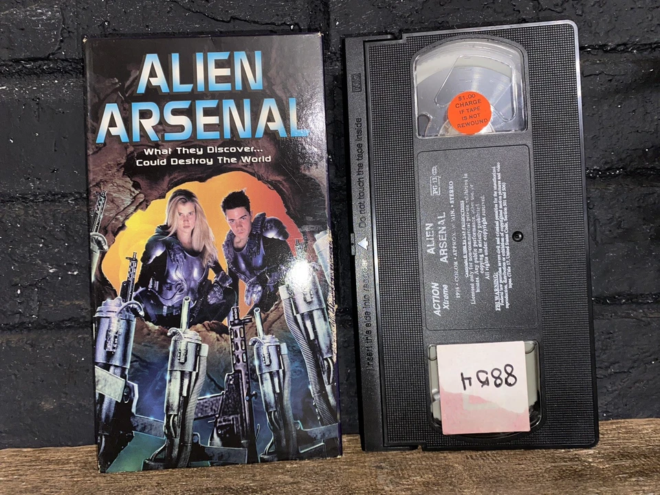 Sci-Fi VHS Lot, Alien Arsenal VHS + Nemesis 3: Time Lapse VHS Robots Action OOP - Image 4 of 4