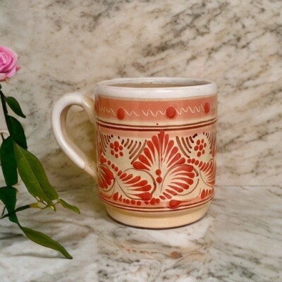 talavera pottery Mug, Talavera Poblana, Mexican Ceramic, Tableware, Tea/Coffee