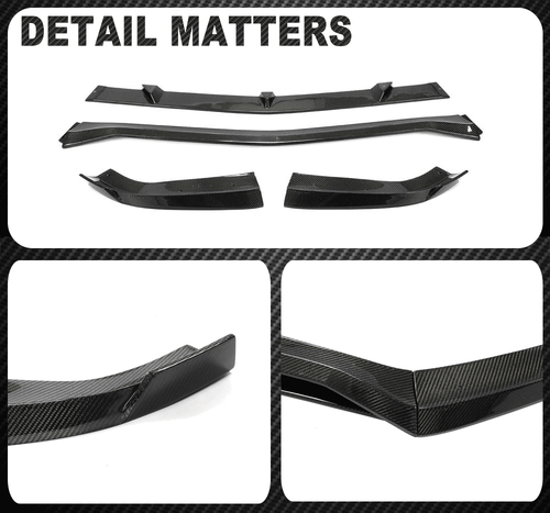 Carbon Spoilerlippe Front Lippe Schwert Ansatz für Benz W166 C292 GLE63 15-18 - Bild 13 von 13