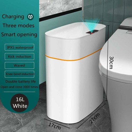 Automatic Smart Trash Can With Lid - Picture 9 of 19