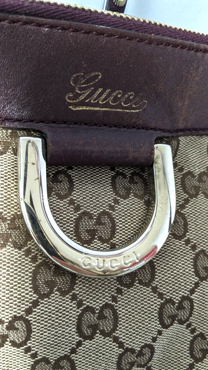 GUCCI Bag Shoulder bag Beige / Brown GG Canvas 203257 200047 With