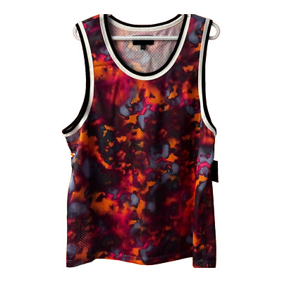 No Boundaries Mesh Tank Orange Size Large 42-44, New