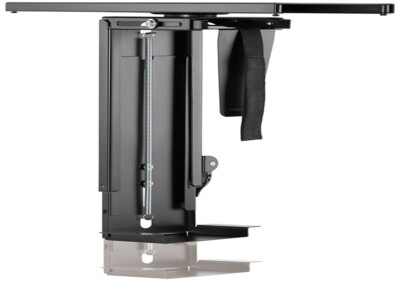 LogiLink CPU-Halter, aus Metall, dreh- & ausziehbar, schwarz