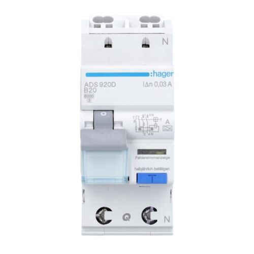 Hager FI LS Schalter Fehlerstromschalter Leitungsschutzschalter CDA CDS MBN MBS - Bild 5 von 60