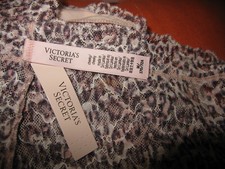 NWT VICTORIA'S SECRET CHEEKY CHEEK PANTY MEDIUM LACE TRIM PATTERNED