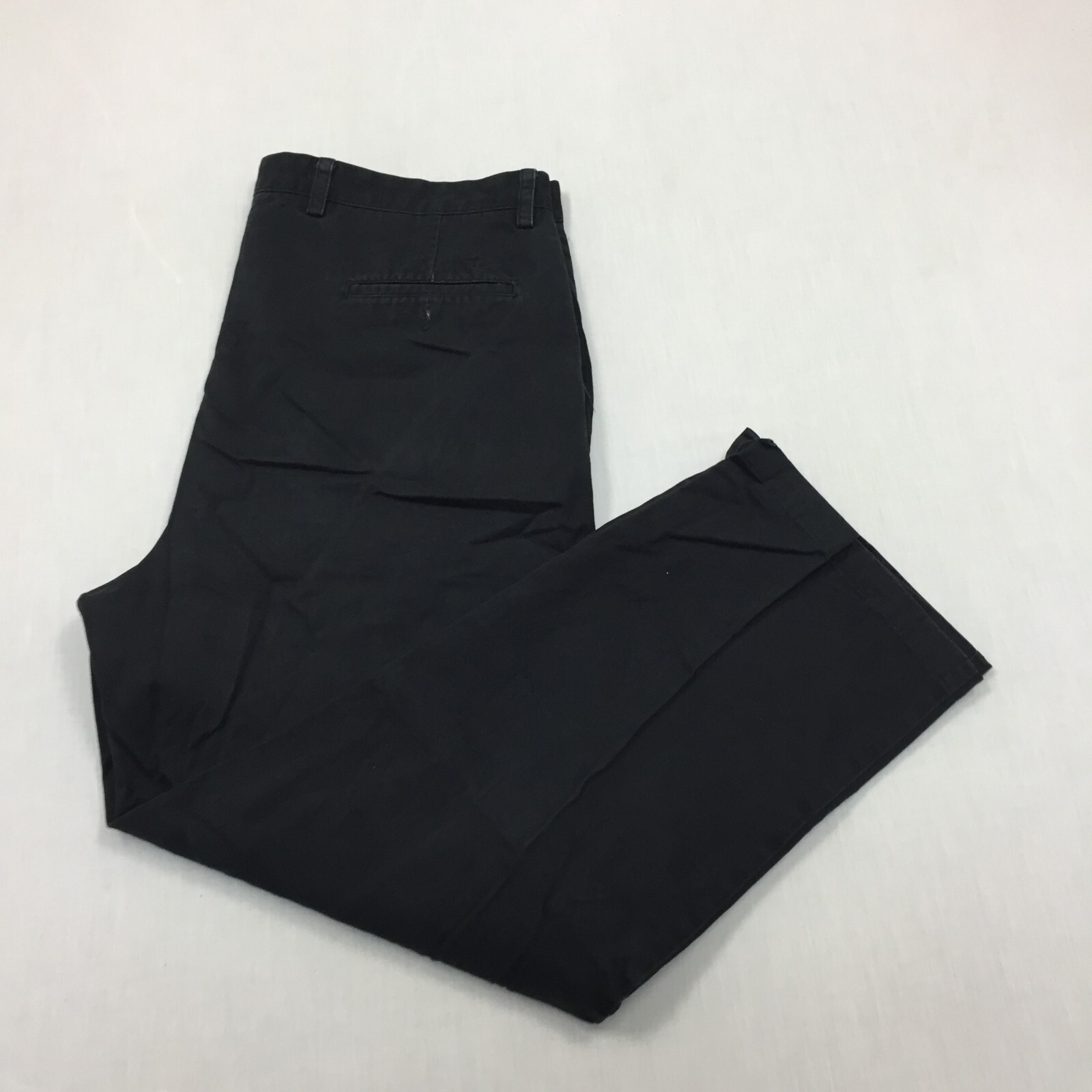 Dockers D3 Chino Trousers Cotton Pants Straight Fit Mens Size 40W 30L Black