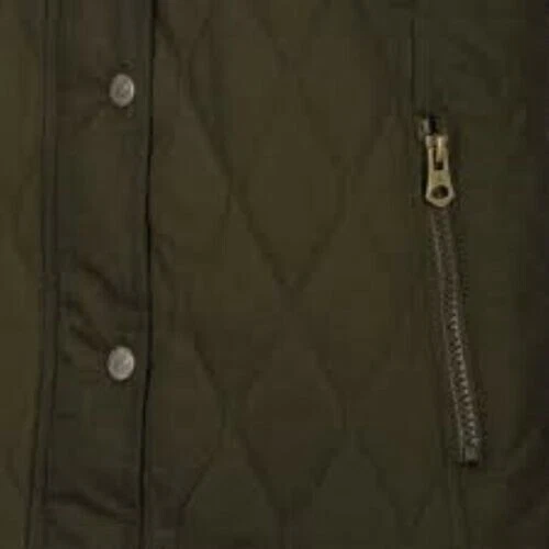 SoulCal Luxe Padded Jacket Ladies Khaki UK 14 (L) rrp £90 JS9 GG 22 - Image 2 of 4