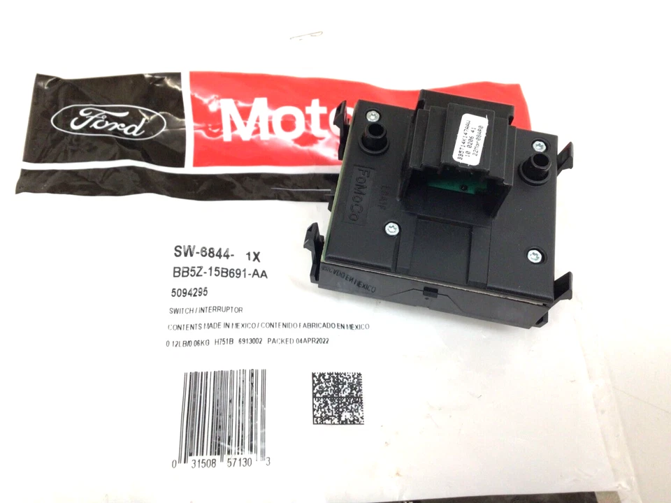 Interruptor de techo corredizo eléctrico consola superior Ford Explorer 2011-2019 OEM BB5Z-15B691-AA Foto 2 de 4