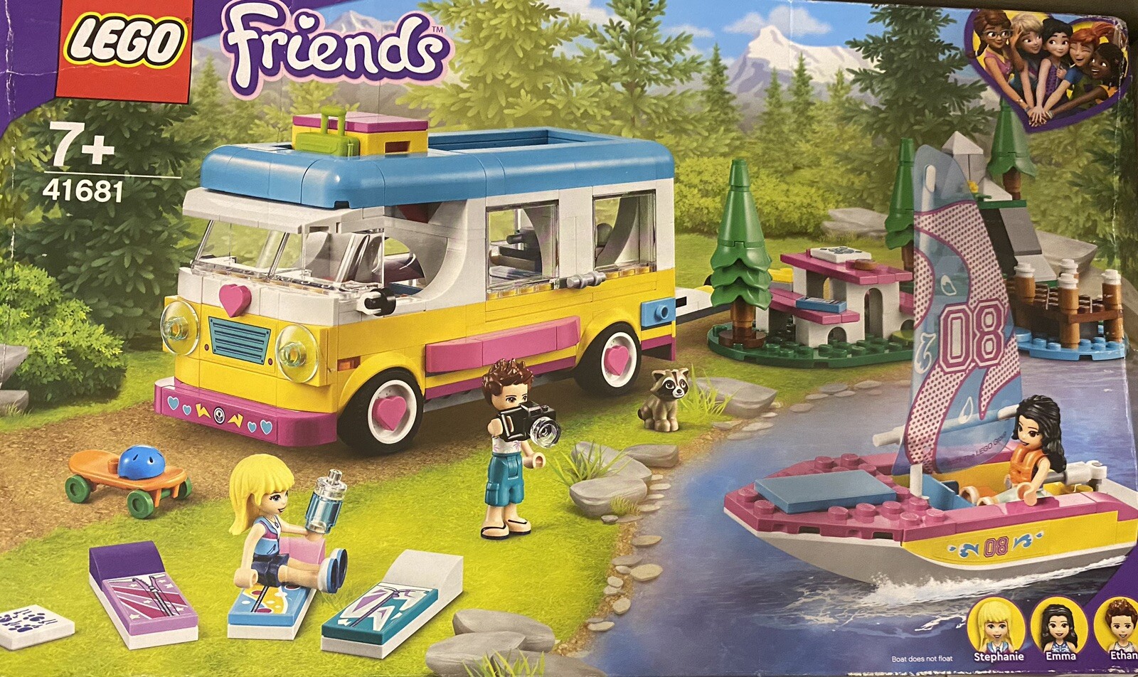 LEGO FRIENDS: Forest Camper Van and Sailboat (41681)