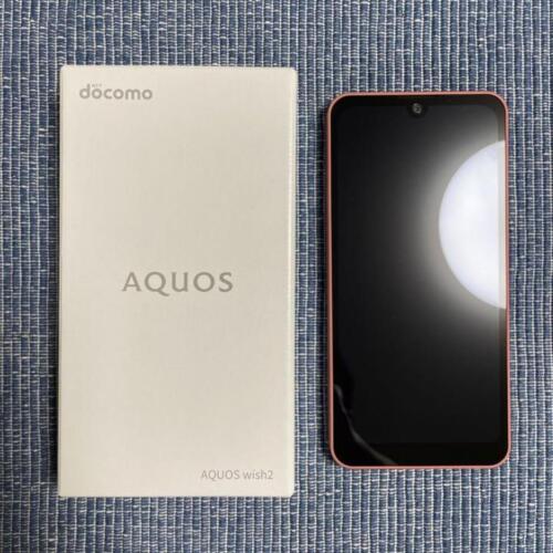 Sharp Aquos Wish2 Coral 64Gb Docomo Version SH-51C Unlocked Smartphone w/ Box - Afbeelding 1 van 2