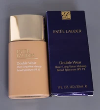 Estée Lauder Double Wear Sheer Foundation w/ SPF 19  1oz 4N1 Shell Beige NIB