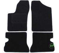 Velour FußMatten Autotepiche FüR Fiat Seicento 1998-2009 Ohne Bef.
