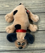 Vintage Tonka 1986 Newborn Small Pound Puppies Brown Dog Black Spots Floppy Ears