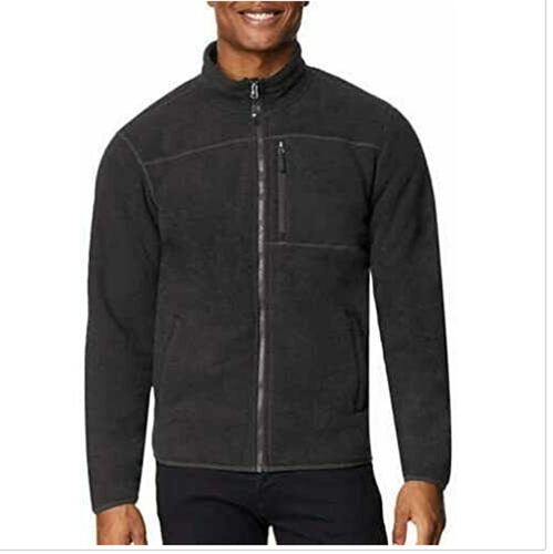 Sherpa Lined Fleece Jacket Coal | eBay