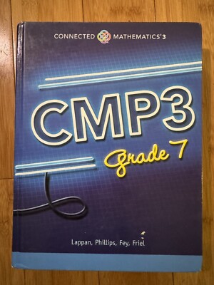 CONNECTED MATHEMATICS 3. CMP3, GRADE 7. 9780133278132, By Glenda Lappan VG