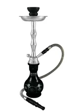 18" Black Hookah Set - Phoenicia by Premium Hookah Shisha 1 Hose