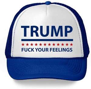 trucker awkward trump campaign hat support styles