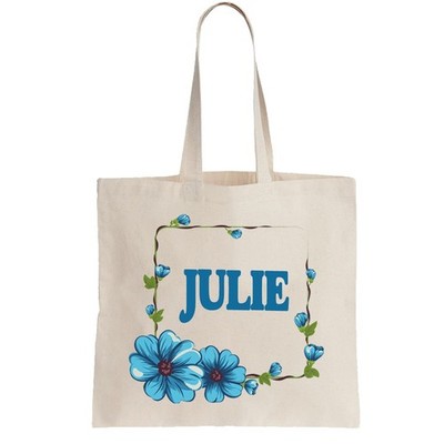 JULIE Damen personalisierte Einkaufstasche Beuteltasche ändern NAME Weihnachtsgeschenk Geburtstag
