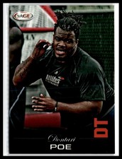 Dontari Poe 2012 SAGE Autographed #40 Memphis Tigers