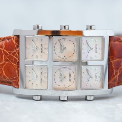 IceLink Senator Presidential Collection 6 Time Zones 33*45 mm Men