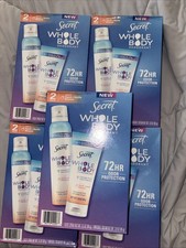 5 lot of secret whole body deodorant 72 hour