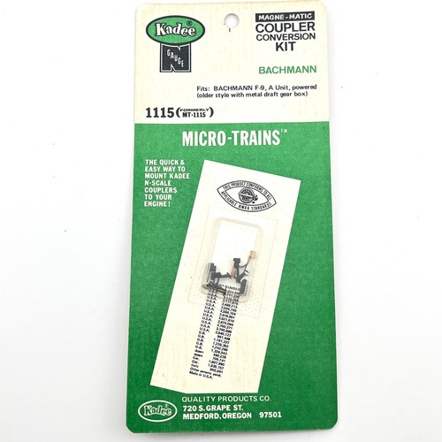 Kit de conversión de acoplador Kadee escala N 1115 para unidad antigua Bachmann Powered F9A | Zustand: New