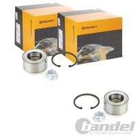 2X Continental Ctam Radlagersatz Radlager Hinten Passend FüR BMW 1 3 Z4