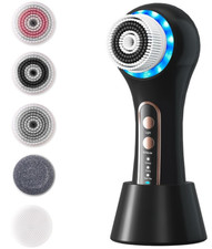 Cepillo facial eléctrico exfoliante recargab...