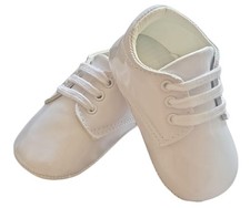 Taufschuhe Baby Junge Gr.17/18 (11 cm) 6-9M  Taufanzug Babyschuhe Taufe weiß