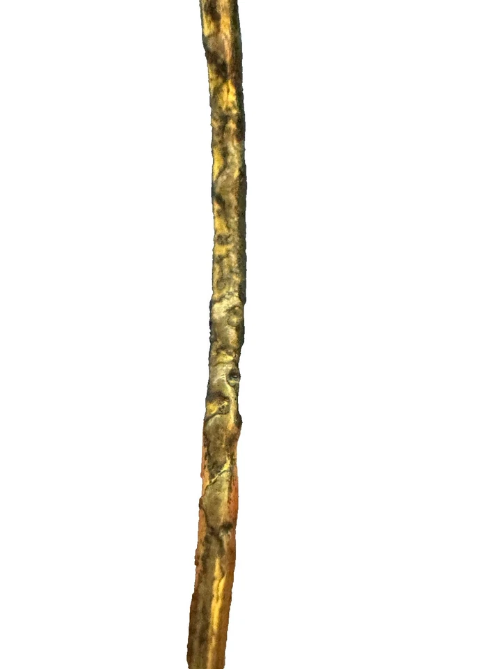 1970-1980s Pal Kepenyes Hamsa Evil Eye Hammered Brutalist Necklace - Image 4 of 4