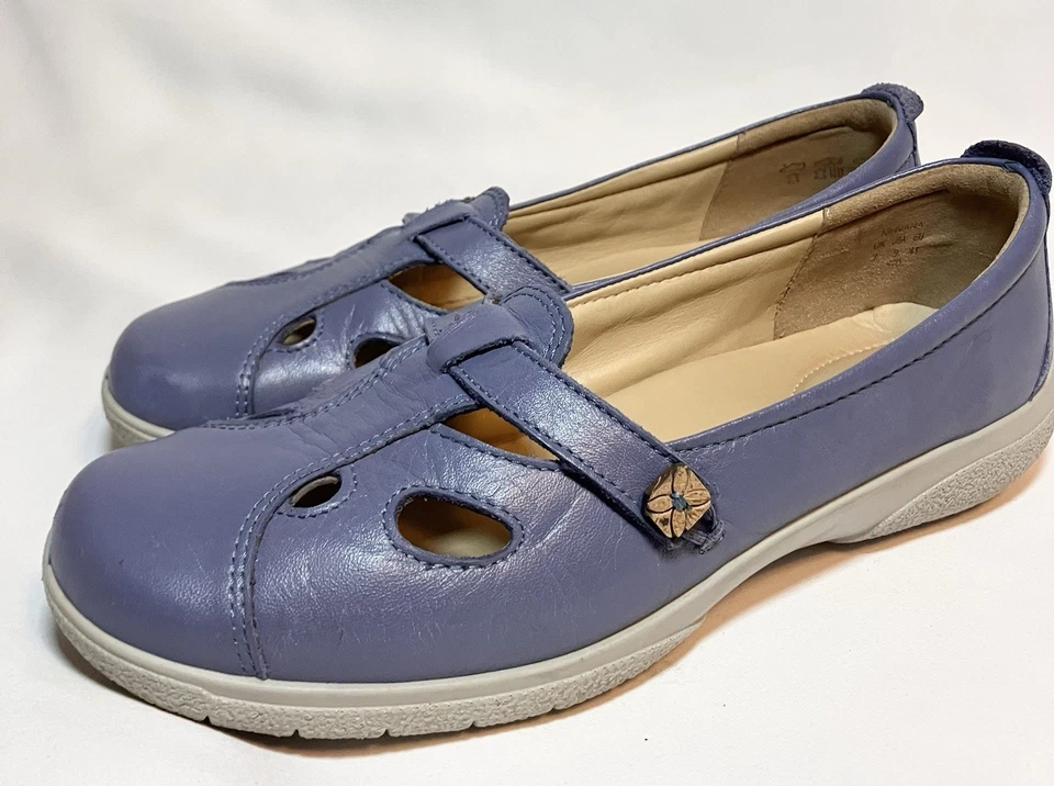 Hotter Nirvana Blue Nubuck Comfort Concept Mary Jane  style shoes 9 Leather - Image 2 of 4