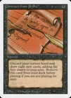Contract From Below - MtG Revised/3rd Edition - Rare NM 1994