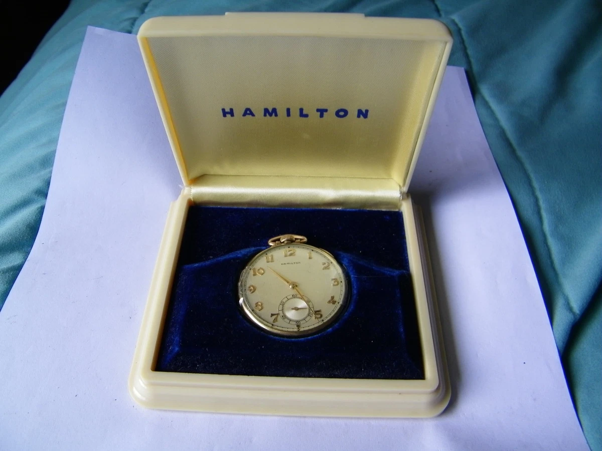 Hamilton 10 Pocket Watch Pocket Watch Pocket Watches with Vintage