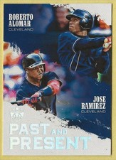 2018 Diamond Kings Roberto Alomar / Jose Ramirez Past and Present Indians PP7