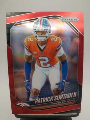 2025 Prizm Patrick Surtain II Red Prizm SP Denver Broncos #97 