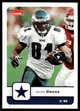 Terrell Owens 2006 Fleer #75 Dallas Cowboys NFL READ FREE SHIPPING AutographDen