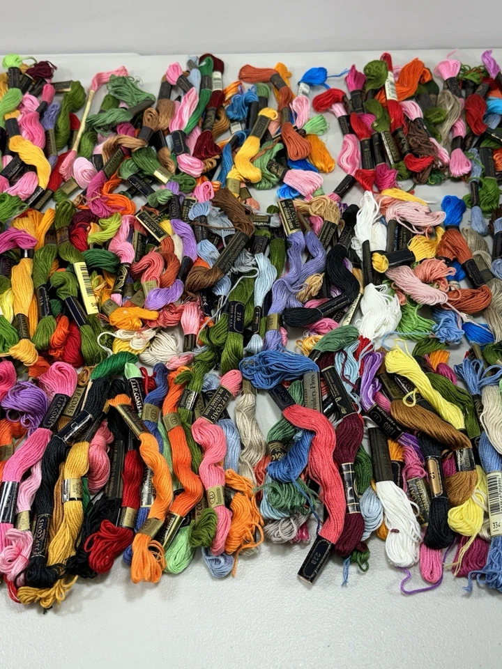 DMC J.P Coats Embroidery Floss Thread 291 Total Assortment Skeins Lot - Image 4 of 4