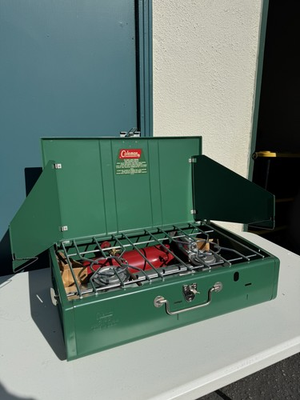 #ad Vintage Coleman 2 Burner Camp Stove $200.00