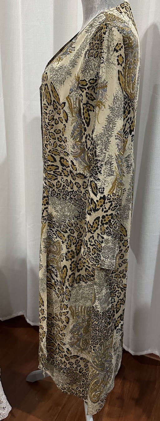 Original Anthony Boho Leopard Print Handkerchief … - image 2