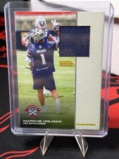 2025 PLL Flagship - Marcus Holman Game-Worn Memorabilia Card - Boston Cannons