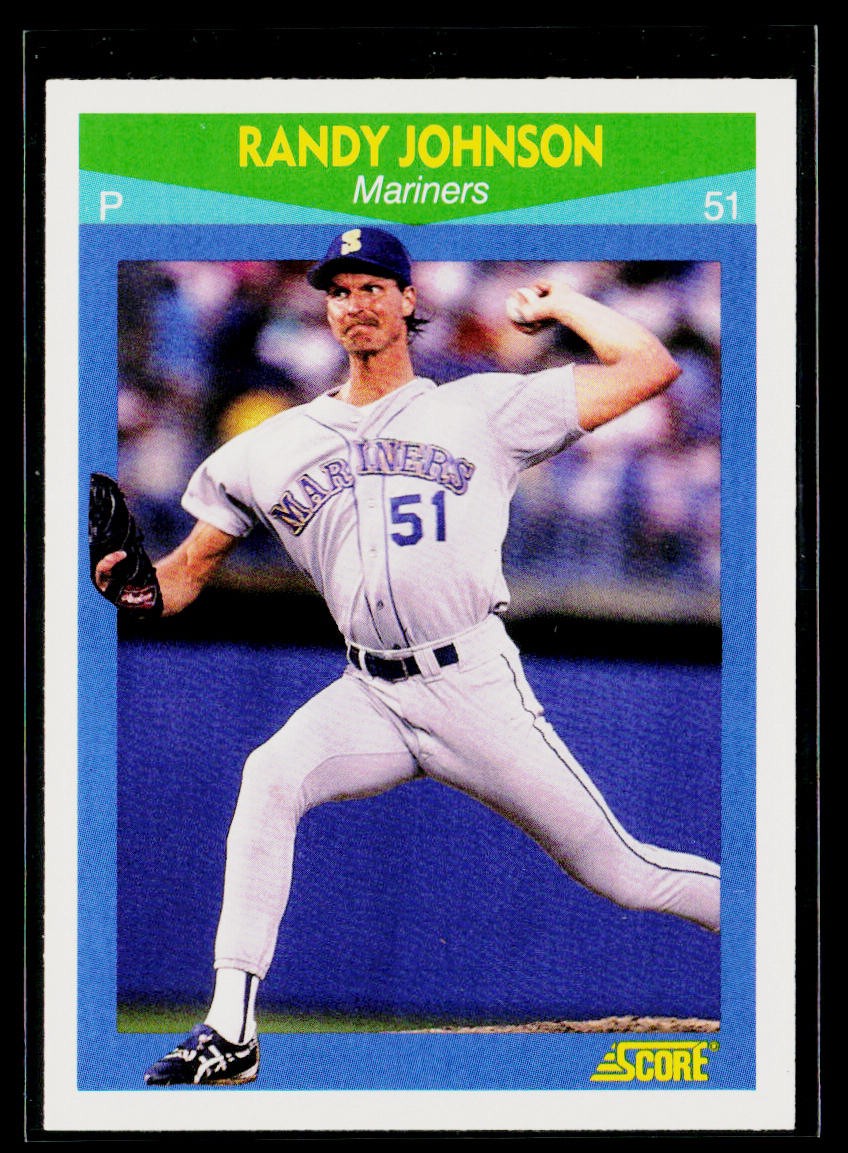1990 Score 100 Rising Stars #52 Randy Johnson