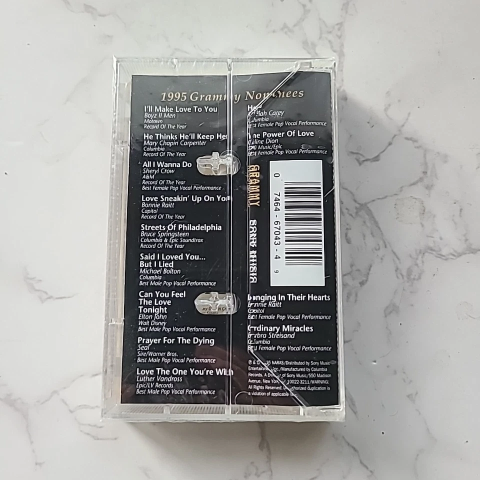 1995 GRAMMY NOMINEES NEW Cassette Tape Bpys II Men, Sheryl Crow, Elton John Seal - Image 2 of 4
