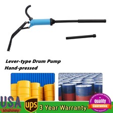 Lever Action Barrel Pump 55 Gallon Drum Pump for Chemicals Corrosive Liquids